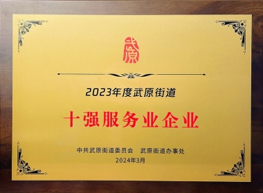 2023年度十强服务业企业